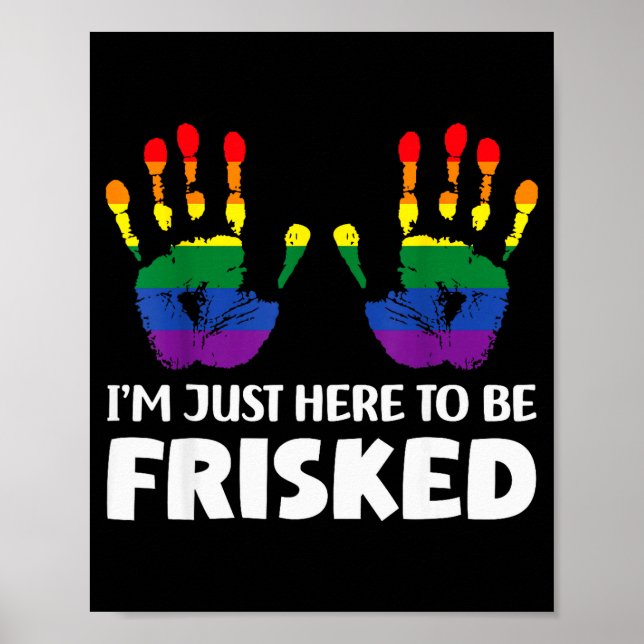 Poster Embarring Airrt Gag Tees Exchange I'm Just Here To (Frente)