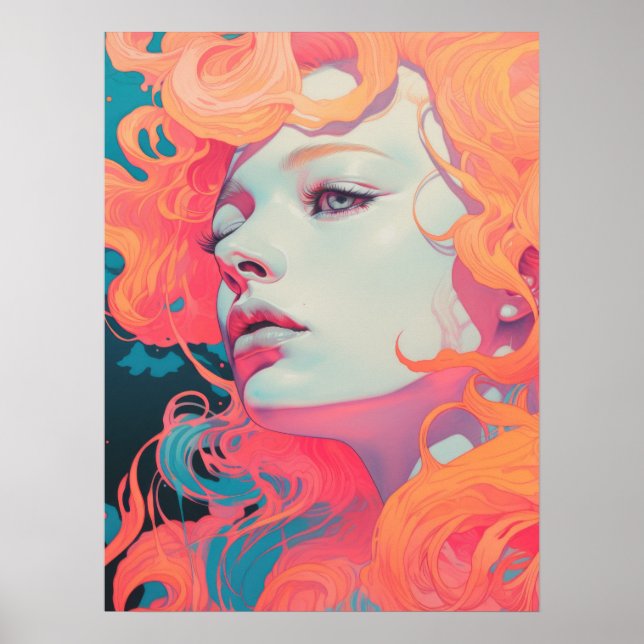 Poster Ember de olhos azuis (Frente)