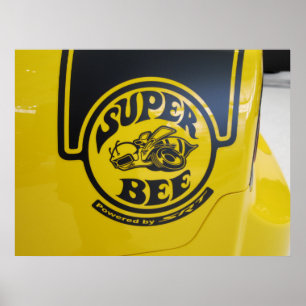 Poster Emblem de Super Bee do Portador do Dodge SRT