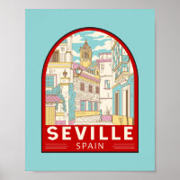 Emblema de Viagem de Espanha de Sevilha