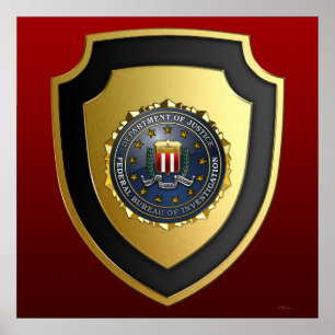 Pôster Emblema do FBI