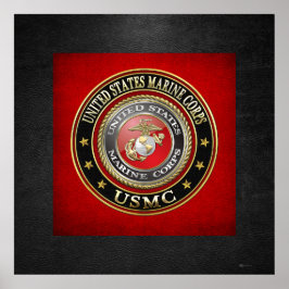 Poster Emblema do USMC [Edição Especial] [3D]