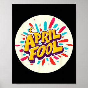 Poster Emblema Incrível do Dia da Mentira de Abril