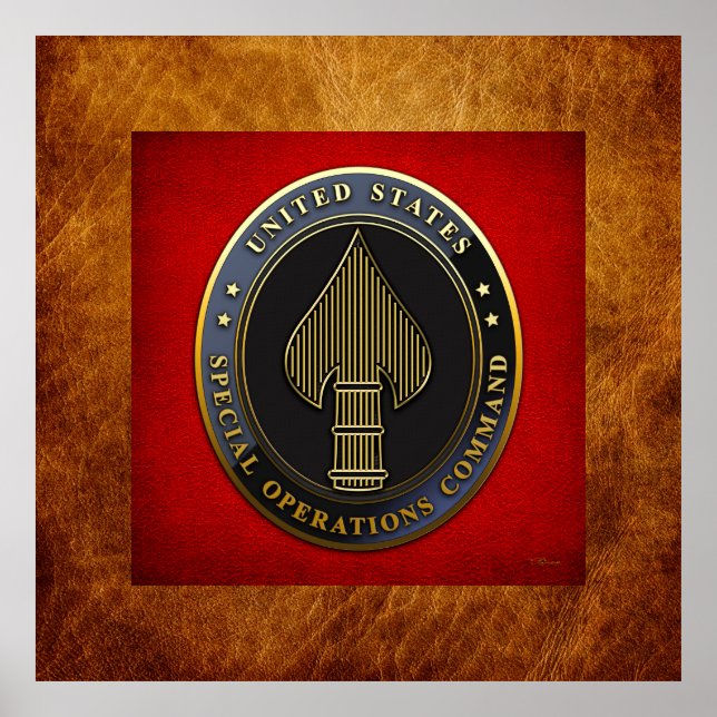 Pôster Emblema USSOCOM (Frente)
