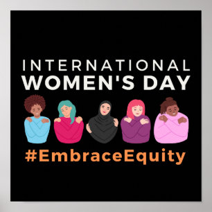 Poster Embrace Equity International Women's Day 2023