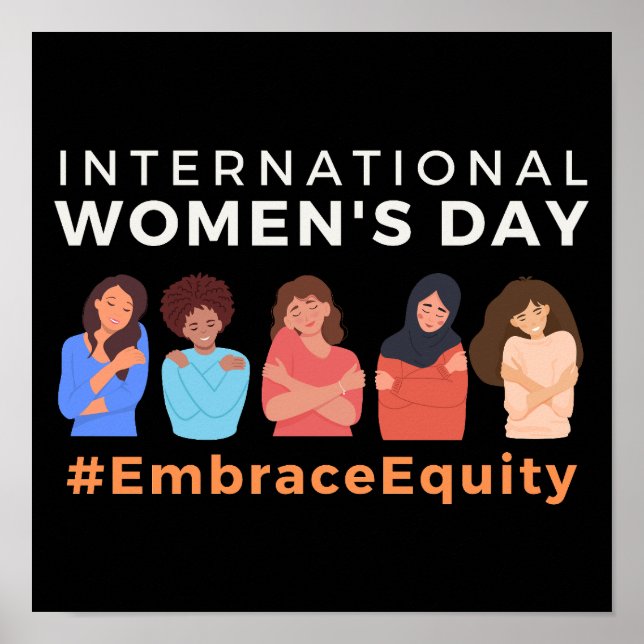Poster Embrace Equity International Women's Day 2023 (Frente)