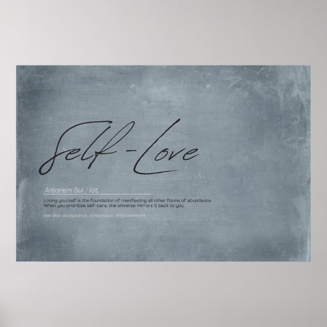 Poster Embrace Self-Love: Sua jornada para cumprir (Frente)