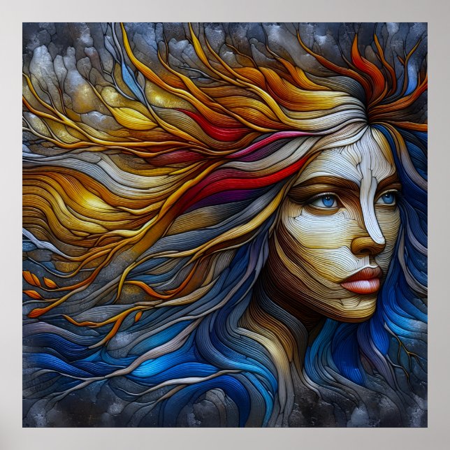 Poster Embraço da Natureza - Era da IA (Frente)