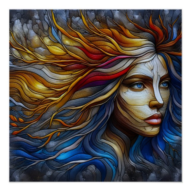 Pôster Embraço da Natureza - Era da IA (Frente)