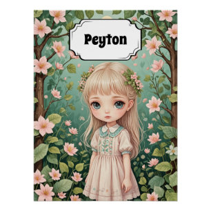 Pôster Embraço do Blossom personalizado