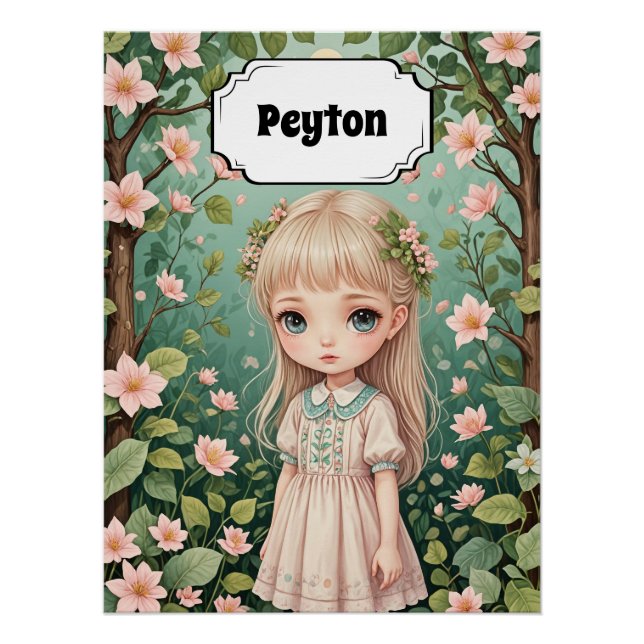 Pôster Embraço do Blossom personalizado (Frente)