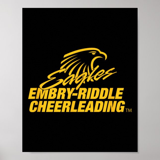 Poster Embry-riddle Aeronautical Eagles Cheerleading Espo (Frente)