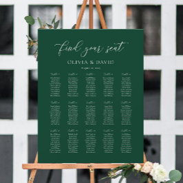 Poster Emerald Green Elegant 15 - mesa