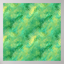Poster Emerald Green Glassy Texture