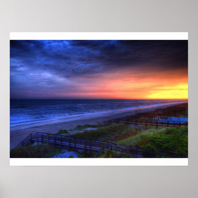 Poster Emerald Isle Sunset (Frente)