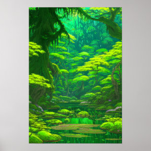 Poster Emerald Marshland