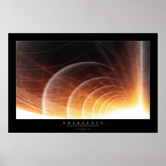 Pôster Emergência (Frente)