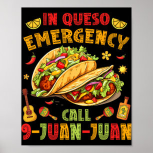 Poster Emergência de Taco de Queso Chamada 9-juan-juan Ci