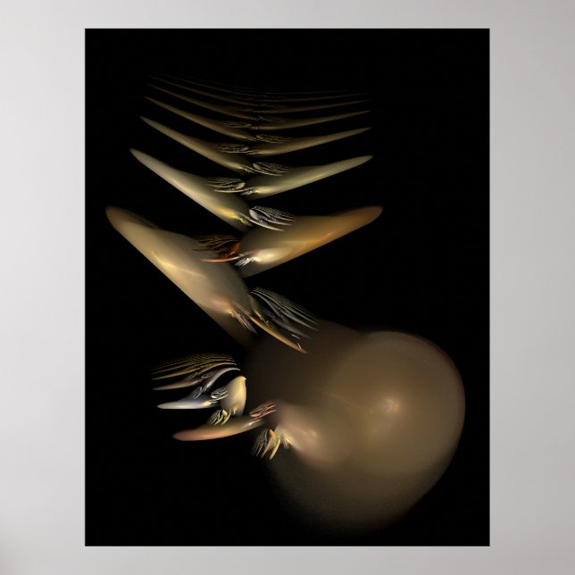 Pôster 'Emergindo para Voar' (Frente)