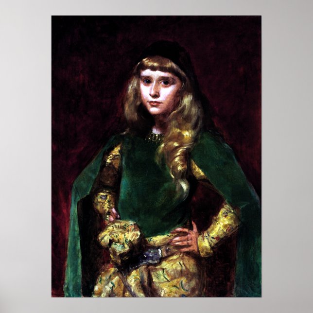 Poster Emile Auguste Carolus-Duran Natalie na Dez (Frente)