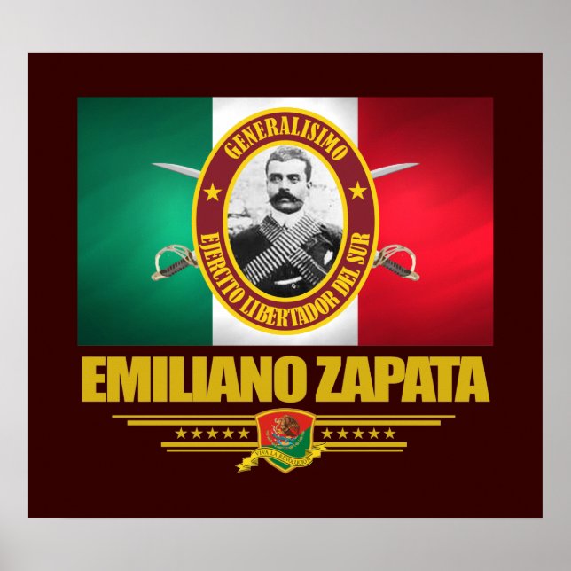Pôster Emiliano Zapata (Frente)