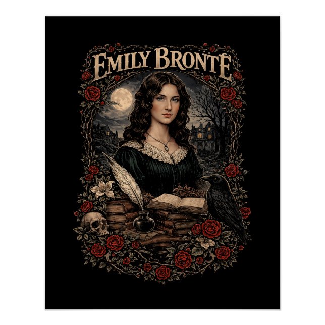 Pôster Emily Brontë (Frente)