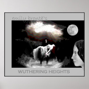 Pôster Emily Bronte junta-se a Heathcliff e a Cathy