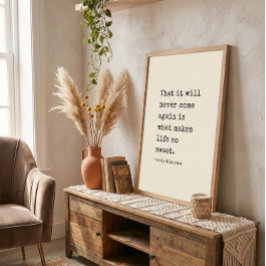 Poster Emily Dickinson Literary Author Quote Typewriter