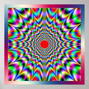 Pôster Emissão de cores de vibração