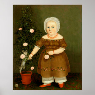 Pôster Emma Homan pelo ~ c.1844 de John Bradley
