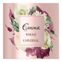 Emma Name Significa Marsala Rosa Rosas Bridal