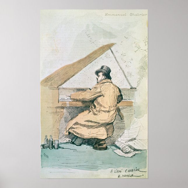Poster Emmanuel Chabrier (Frente)
