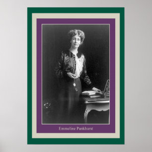 Pôster Emmeline Pankhurst