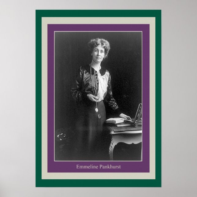 Pôster Emmeline Pankhurst (Frente)