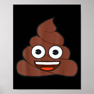 Poster Emoji Oficial Cocô Feliz Rosto Sorriso Amarelo 
