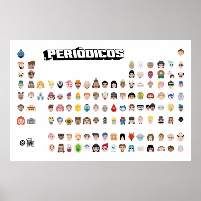 Poster Emojis Periódicos (Frente)