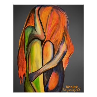 Pôster Emotionales Be Kind yourself Design