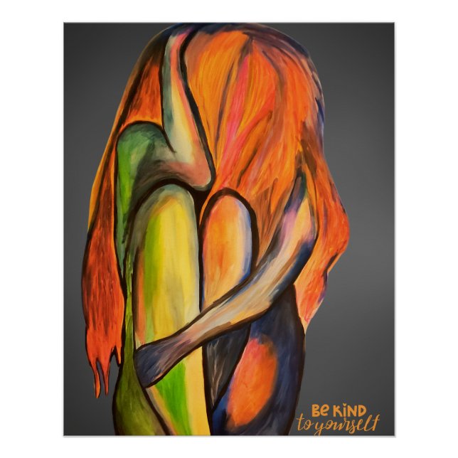 Pôster Emotionales Be Kind yourself Design (Frente)