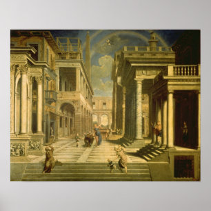 Pôster Emperor Augustus and the Sibyl, 1535