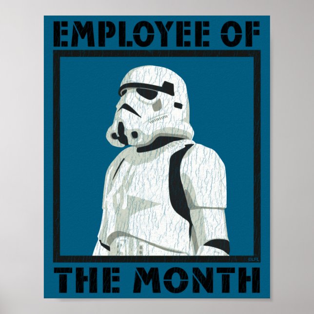 Poster Employee Of The Month Trooper  (Frente)