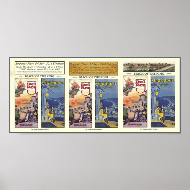 Poster Empower Playa del Rey - Eleições 2014 (Frente)