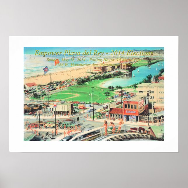 Poster Empower Playa del Rey - Fronteira de Cheio 2014 (Frente)