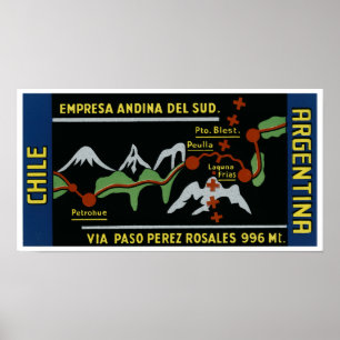 Pôster Empresa Andina Del Sul