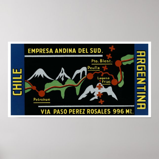 Pôster Empresa Andina Del Sul (Frente)