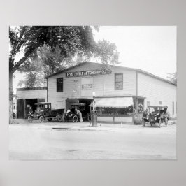 Pôster Empresa de Automóveis de Hyattsville, 1920. Foto A