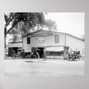 Pôster Empresa de Automóveis de Hyattsville, 1920. Foto A