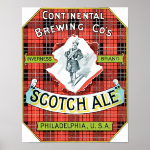 Pôster Empresa de criação continental Scotch Ale