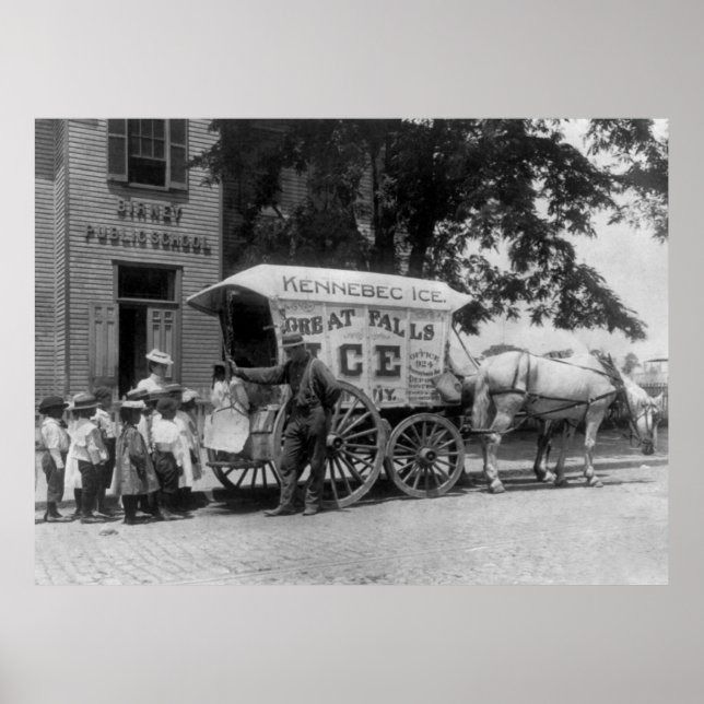 Pôster Empresa de gelo excelente, anos 90 (Frente)