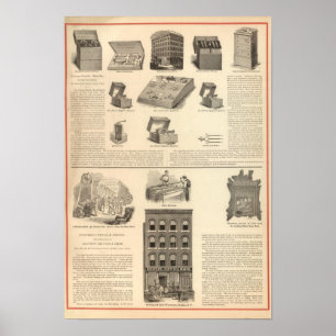 Pôster Empresa de manufactura farádica Bickford de