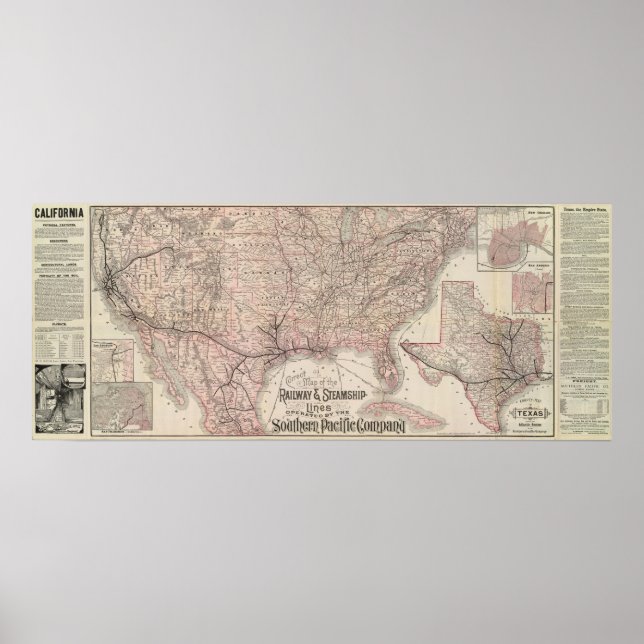 Pôster Empresa do Pacífico Sul (Frente)